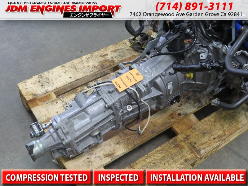 08-09-SUBARU LEGACY OUTBACK AWD 5SPD MT TRANSMISSION EJ25 TY758VSAAA F.D 4.111 W/O TURBO JDM EJ25