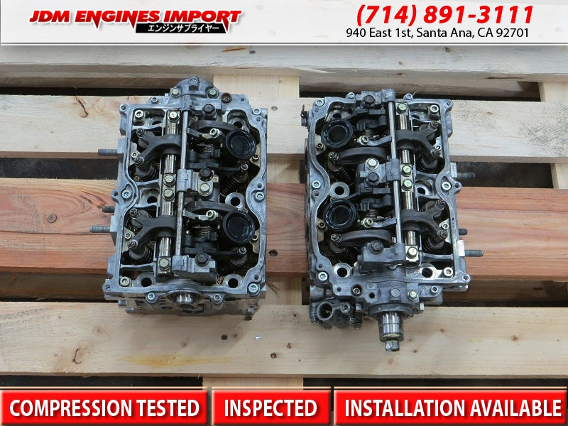 USED CYLINDER HEADS SUBARU EJ25 EJ253 SOHC AVCS FORESTER LEGACY OUTBACK 06-12 RH & LF