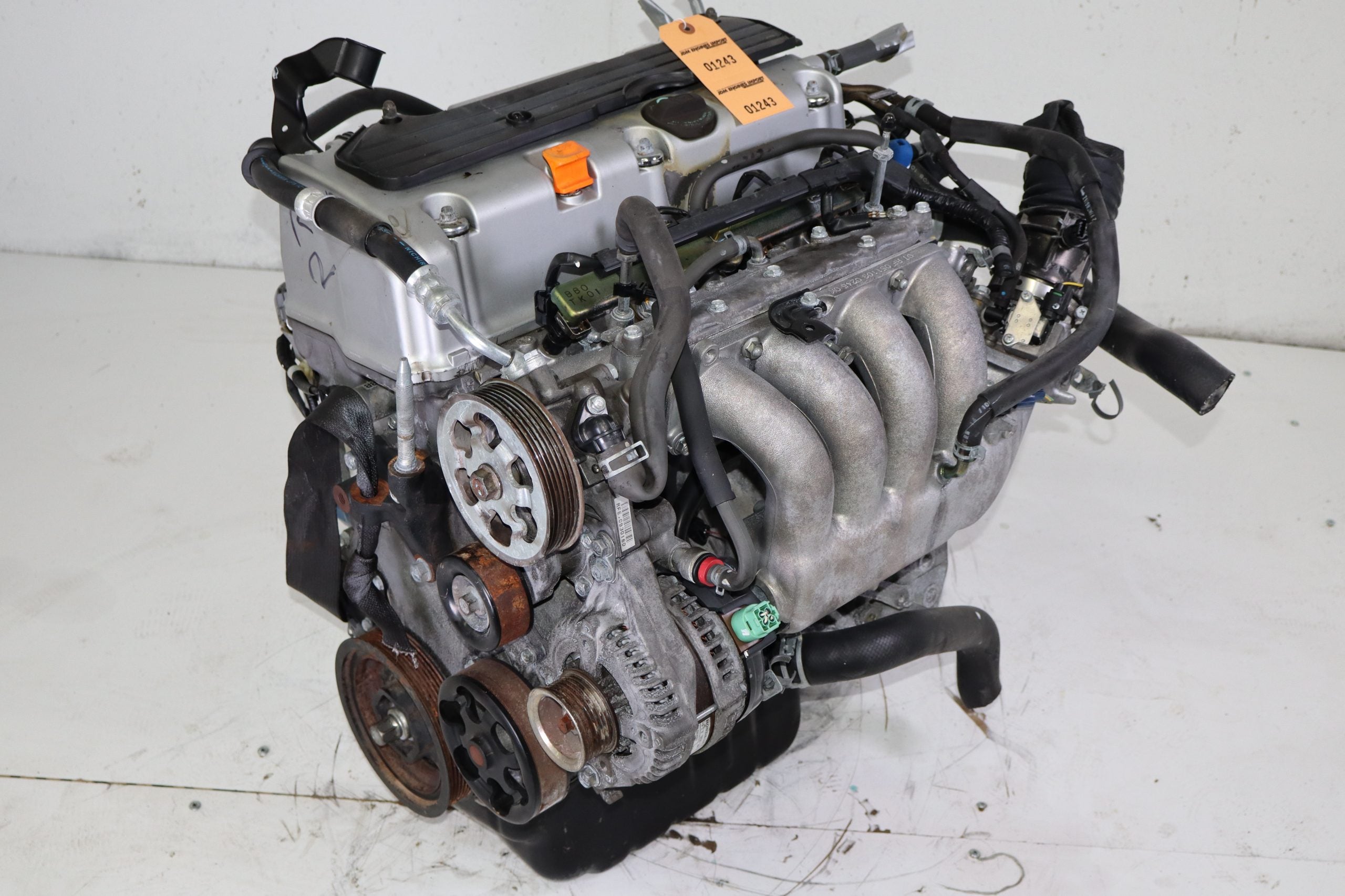 ACURA TSX ENGINE K24A JDM LONG BLOCK REPLACEMENT FOR K24A2 03-08 RBB HEAD 3 LOOPS