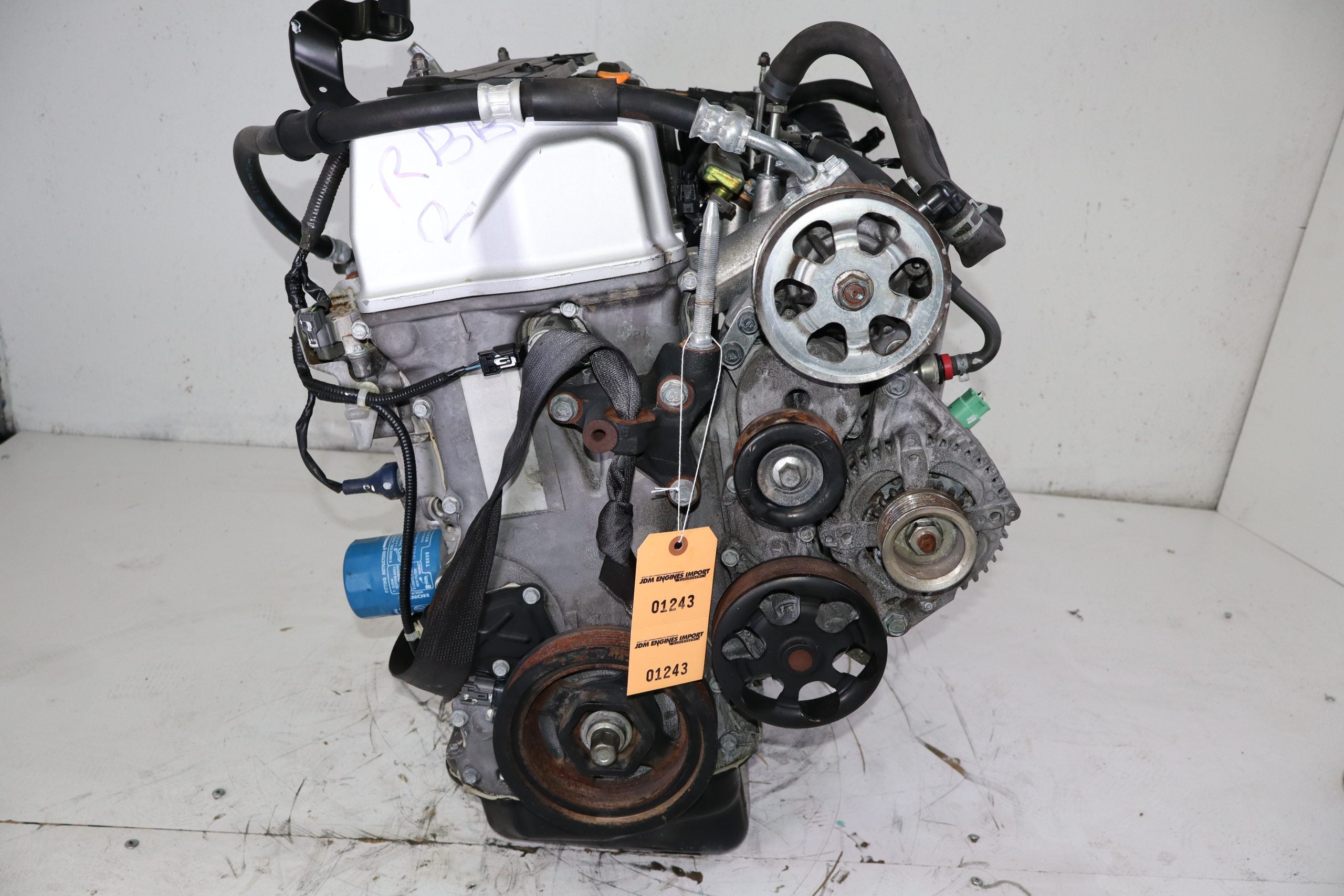 ACURA TSX ENGINE K24A JDM LONG BLOCK REPLACEMENT FOR K24A2 03-08 RBB HEAD 3 LOOPS