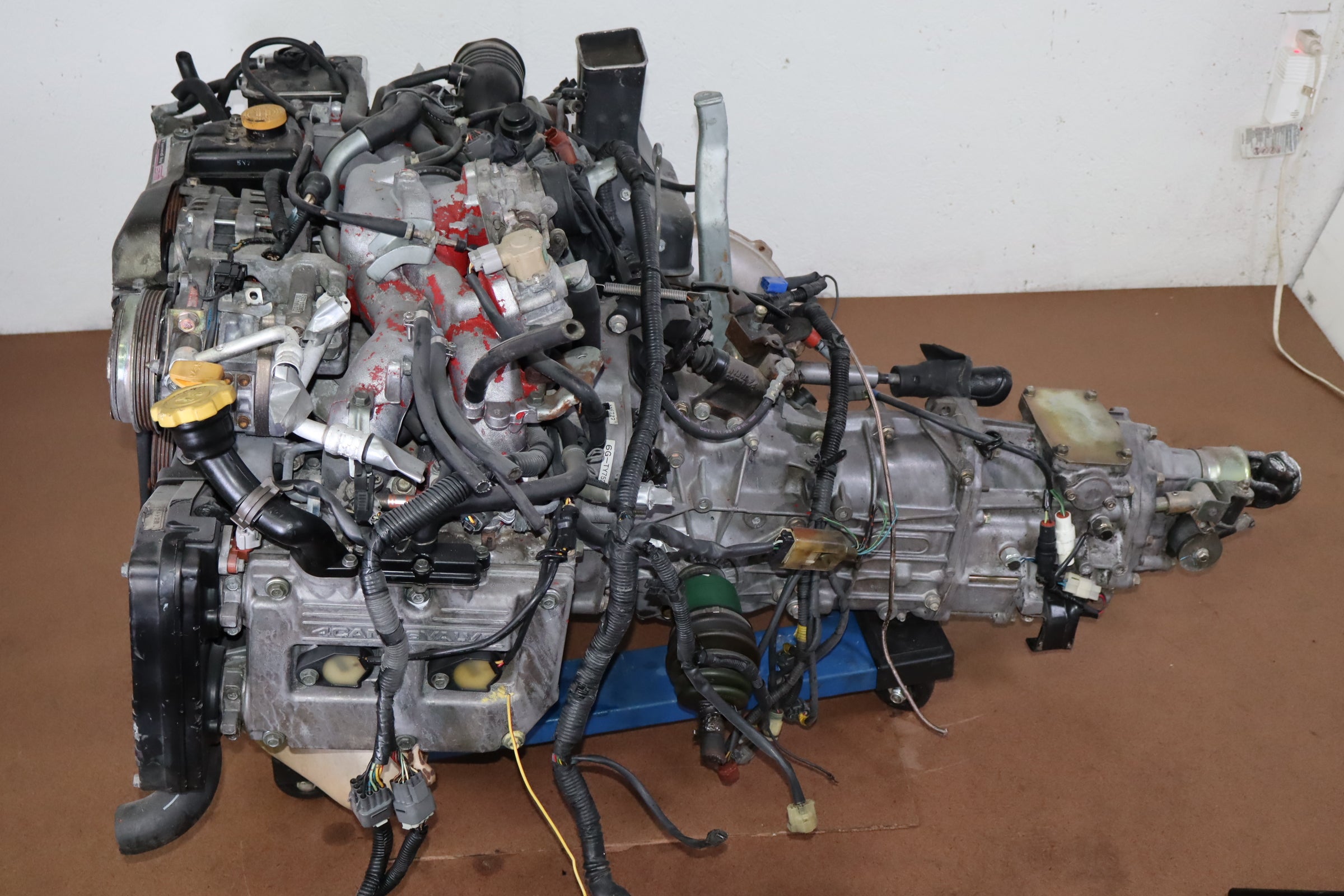 JDM SUBARU IMPREZA WRX STI VER II ENGINE AWD 5 SPEED MANUAL TRANSMISSION EJ20T ( TY752VB4AA )