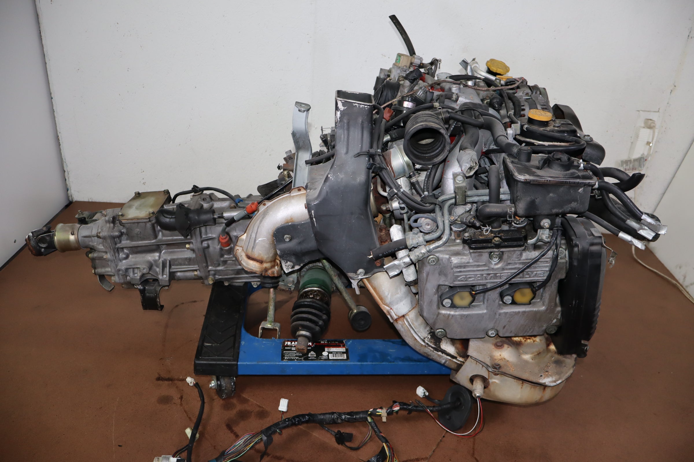 JDM SUBARU IMPREZA WRX STI VER II ENGINE AWD 5 SPEED MANUAL TRANSMISSION EJ20T ( TY752VB4AA )