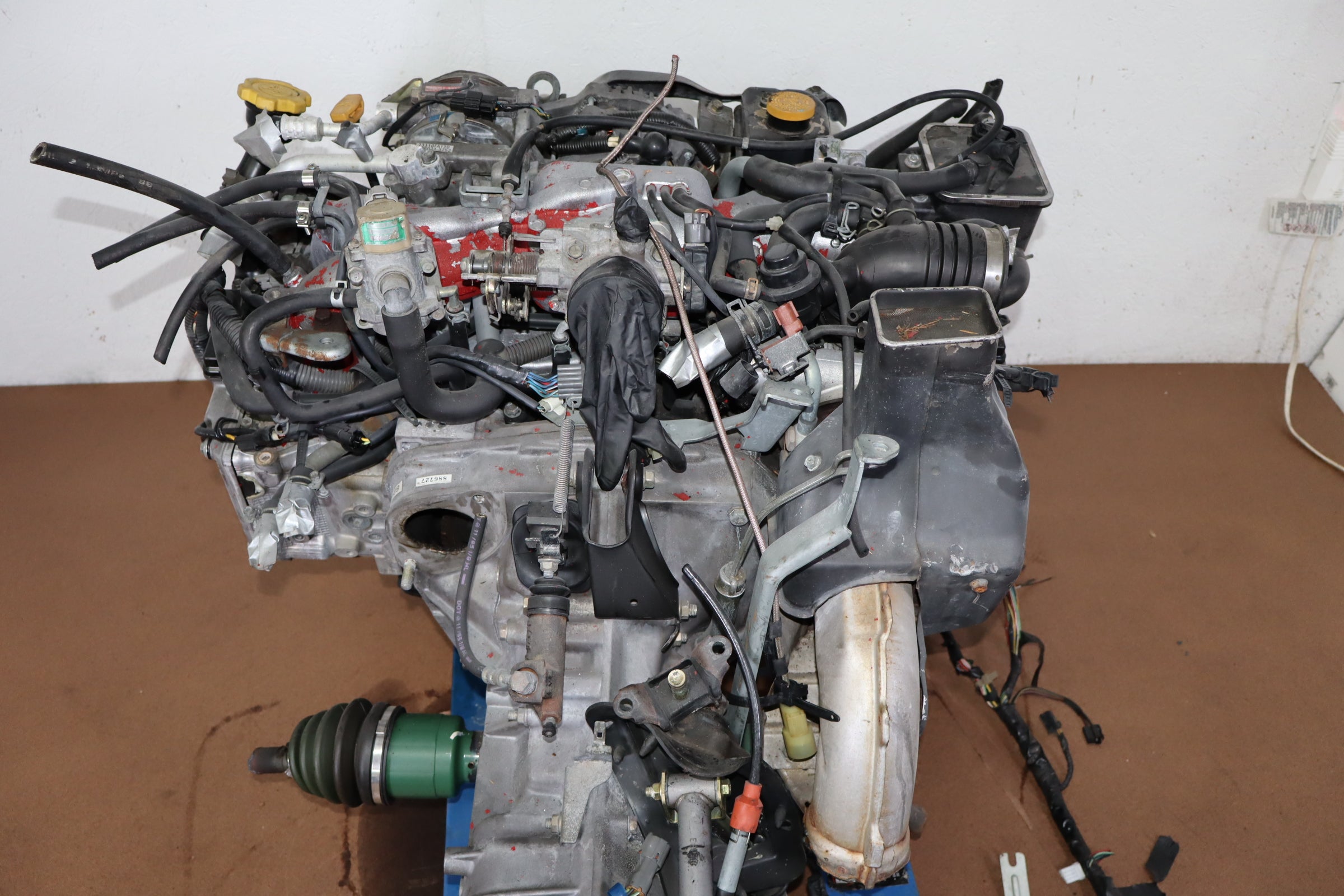 JDM SUBARU IMPREZA WRX STI VER II ENGINE AWD 5 SPEED MANUAL TRANSMISSION EJ20T ( TY752VB4AA )