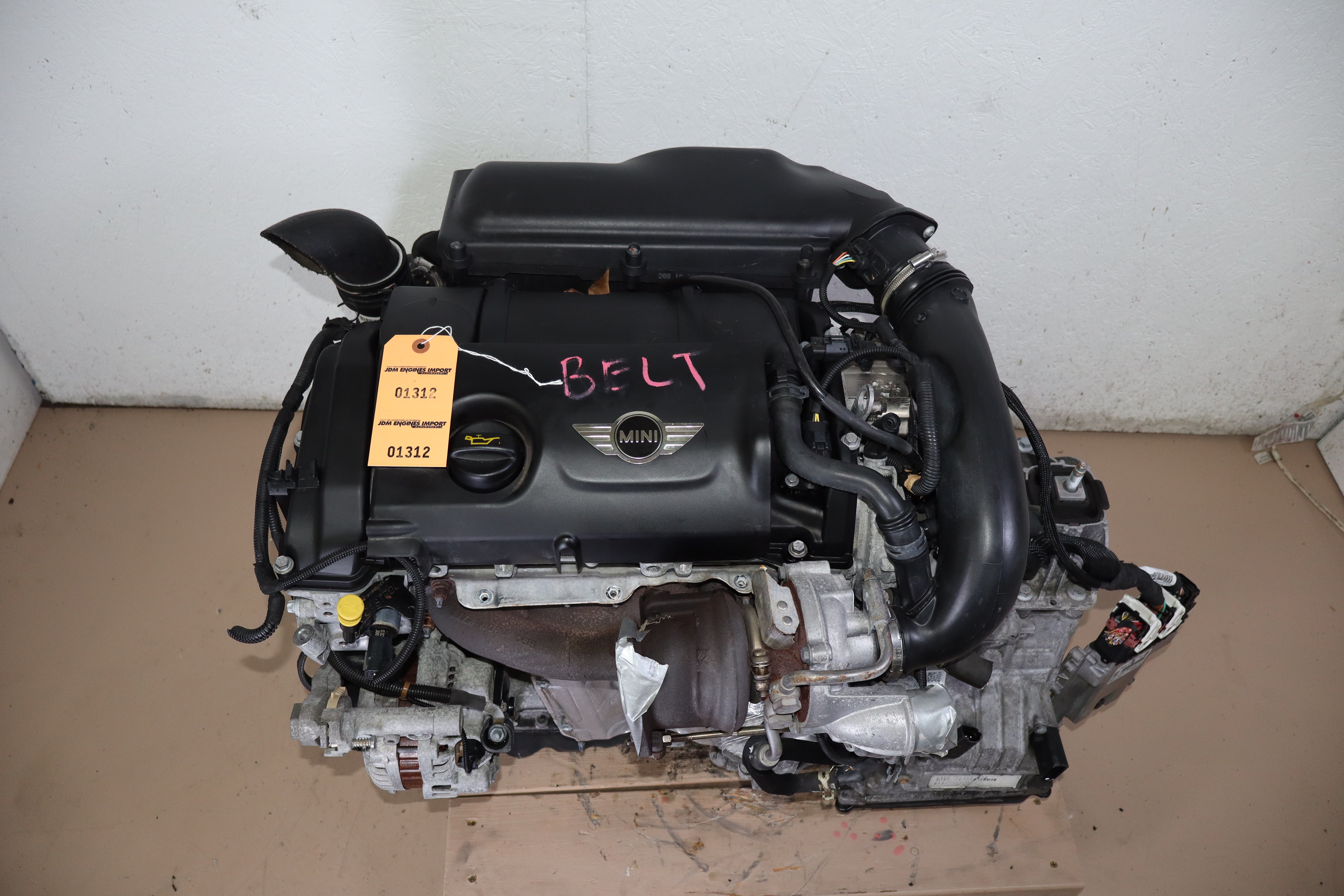 MINI COOPER ENGINE TURBO 1.6L N18B16A MOTOR JDM 2010-2011-2012 R56
