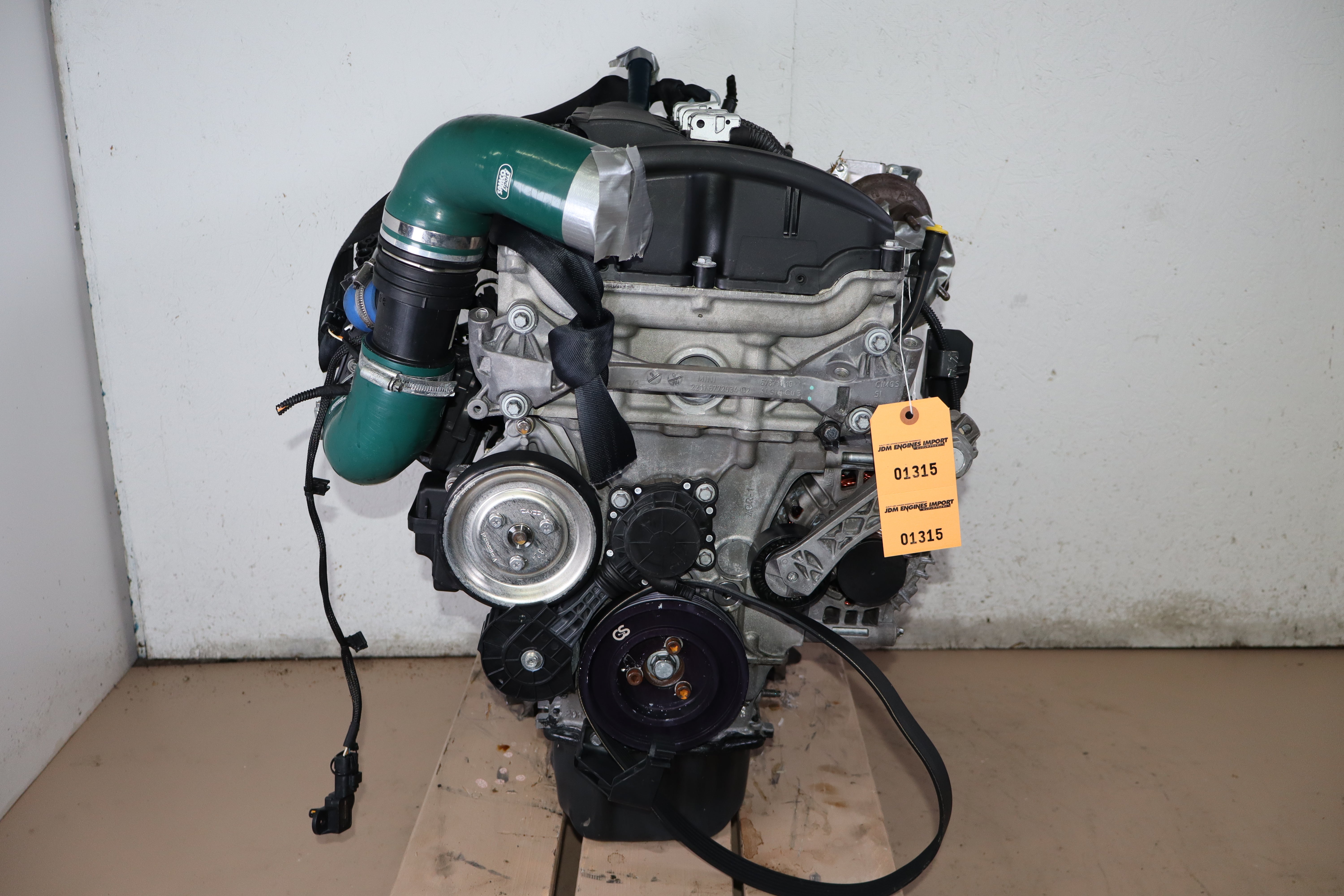 2007 2008 2009 2010 MINI COOPER 1.6L N14B16AB TURBO ENGINE MOTOR TURBOCHARGE 50K MILES