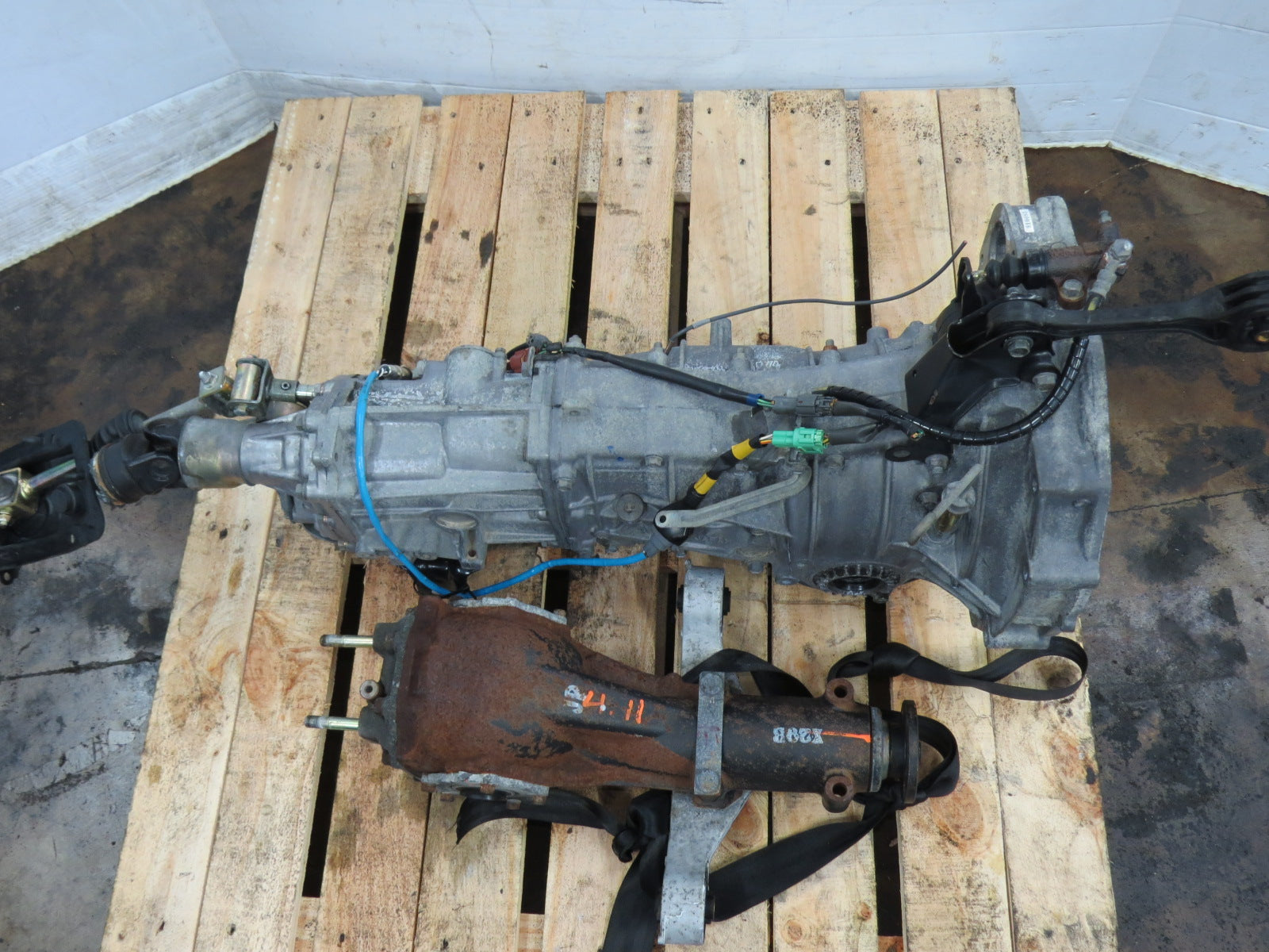 SUBARU IMPREZA WRX TURBO 5 SPEED AWD TRANSMISSION & REAR DIFF JDM EJ25 FINAL DRIVE 4.111 (2008-2009-2010-2011-2012-2013-2014)