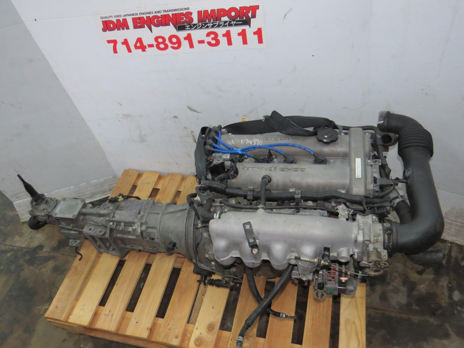 MAZDA MIATA 1.6L B6 ENGINE 5 SPEED TRANSMISSION JDM MOTOR B6-ZE 1990-1993