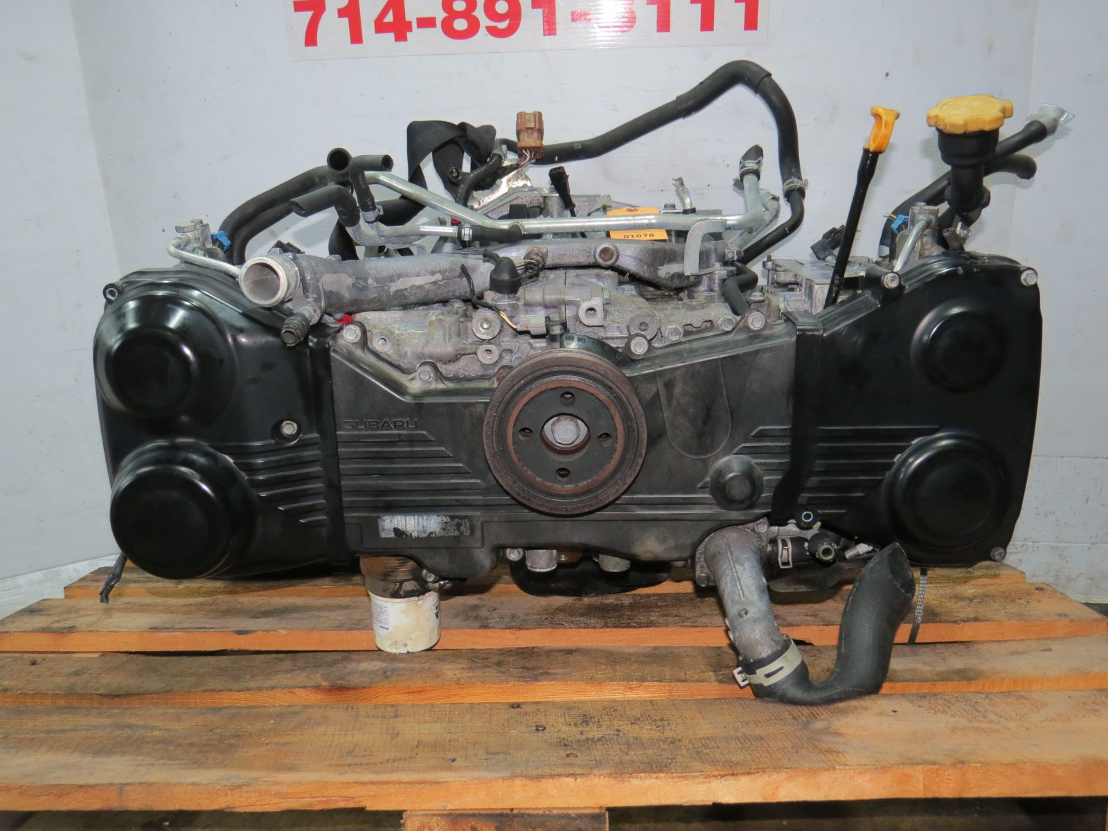 JDM Subaru EJ25 2.5L Engine 2004 2005 2006 Subaru Forester XT Turbo Long-Block