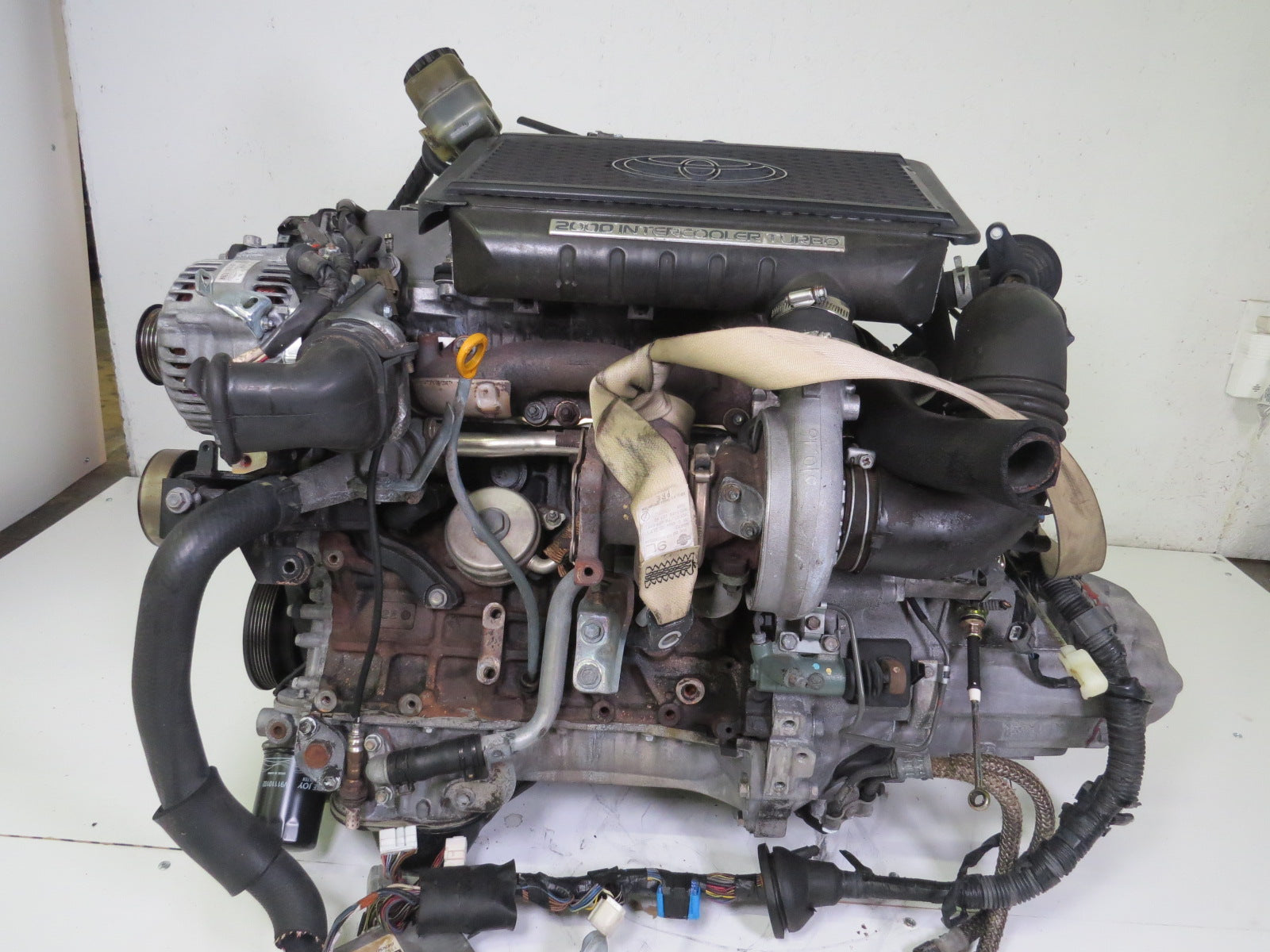 TOYOTA CALDINA ST215 ENGINE 5 SPEED MANUAL TRANSMISSION 2.0L JDM 3SGTE MOTOR ECU