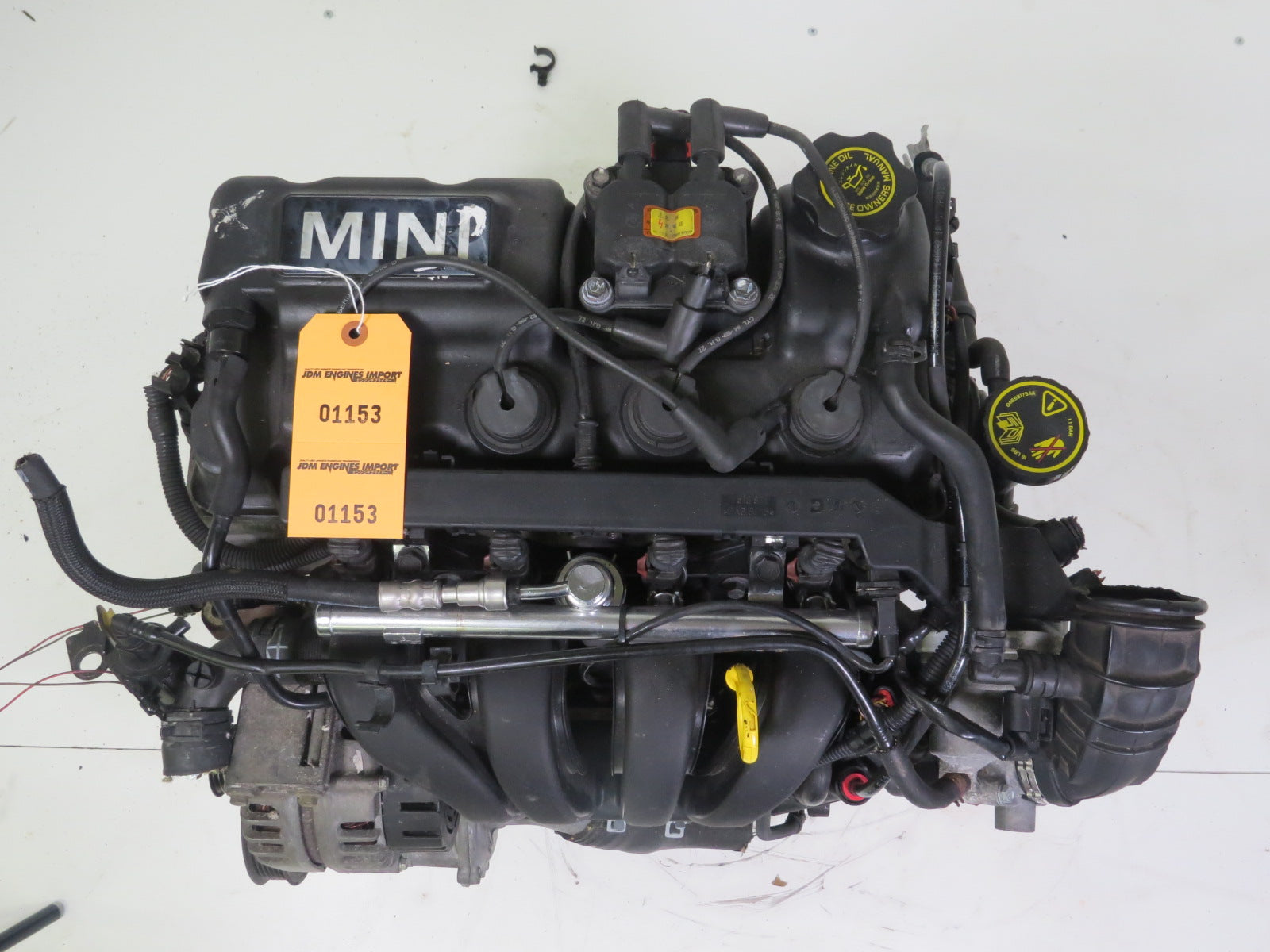 02-08 MINI COOPER ENGINE R50 R52 W10B16A 1.6L BASE MOTOR 50K NON SUPERCHARGED