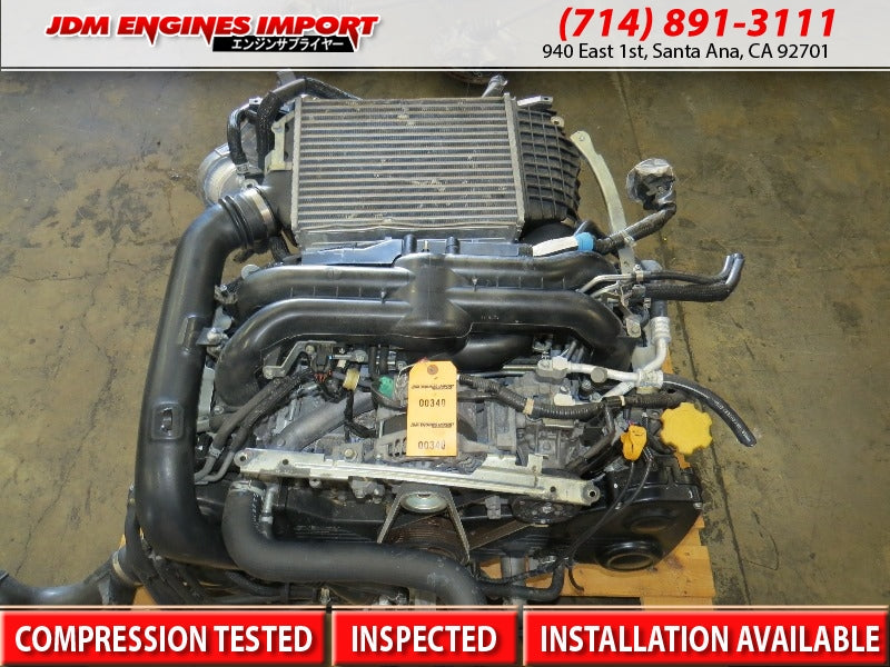 2010-2011-2012-2013-2014 SUBARU LEGACY BR9 GT 2.5L DOHC TURBO ENGINE JDM EJ255