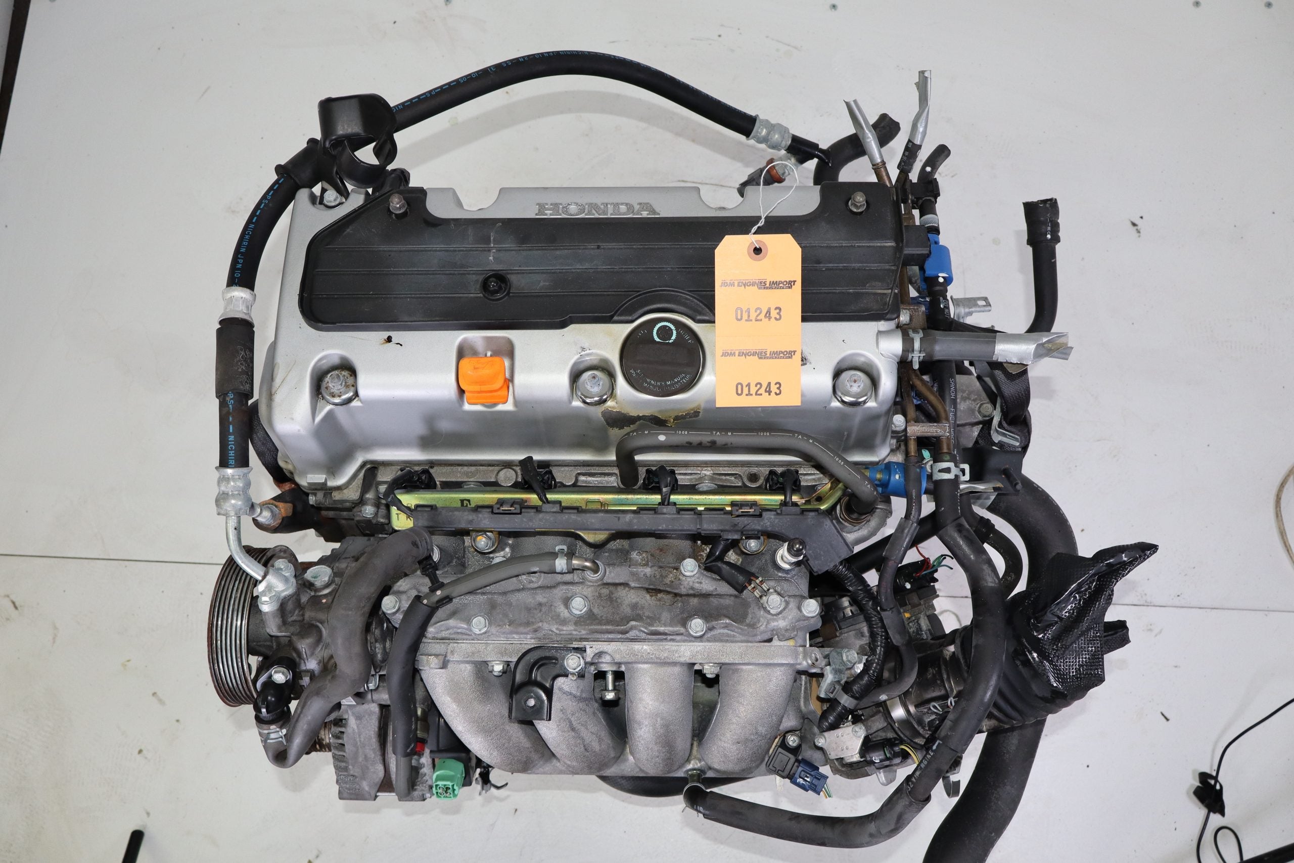 ACURA TSX ENGINE K24A JDM LONG BLOCK REPLACEMENT FOR K24A2 03-08 RBB HEAD 3 LOOPS