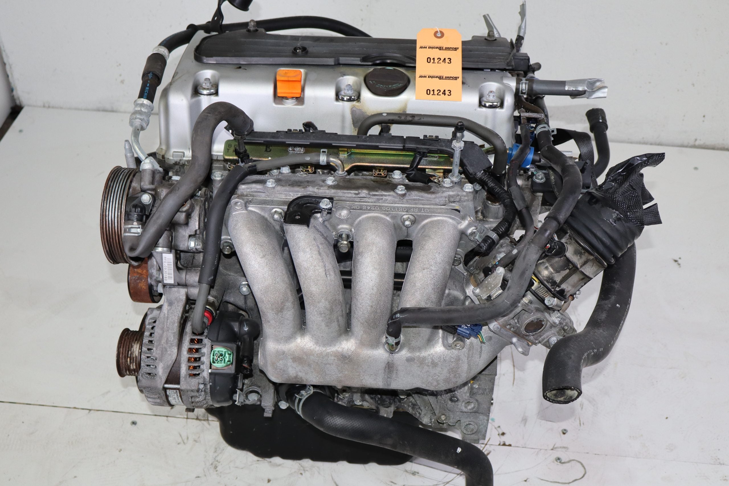 ACURA TSX ENGINE K24A JDM LONG BLOCK REPLACEMENT FOR K24A2 03-08 RBB HEAD 3 LOOPS