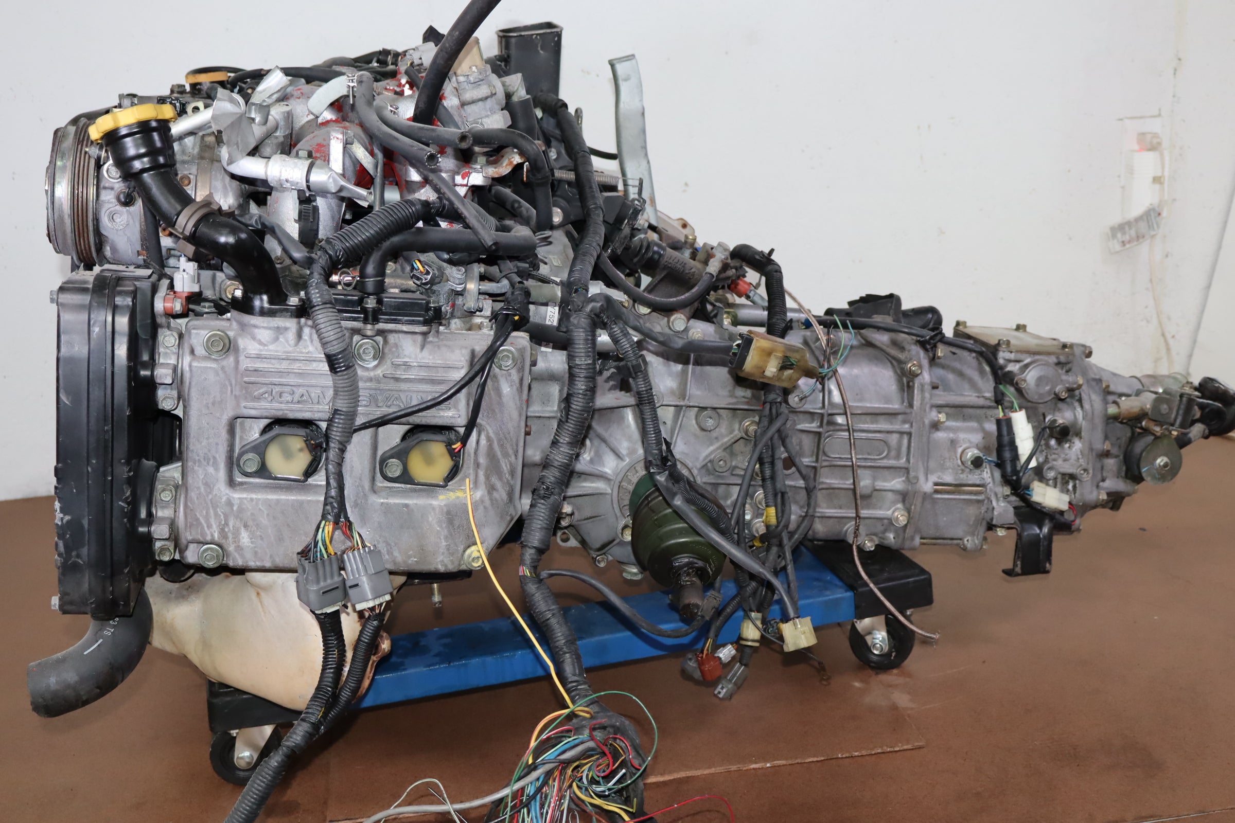 JDM SUBARU IMPREZA WRX STI VER II ENGINE AWD 5 SPEED MANUAL TRANSMISSION EJ20T ( TY752VB4AA )