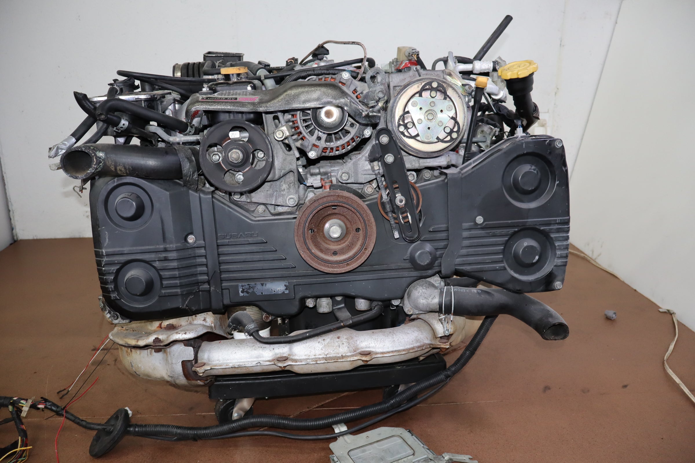 JDM SUBARU IMPREZA WRX STI VER II ENGINE AWD 5 SPEED MANUAL TRANSMISSION EJ20T ( TY752VB4AA )