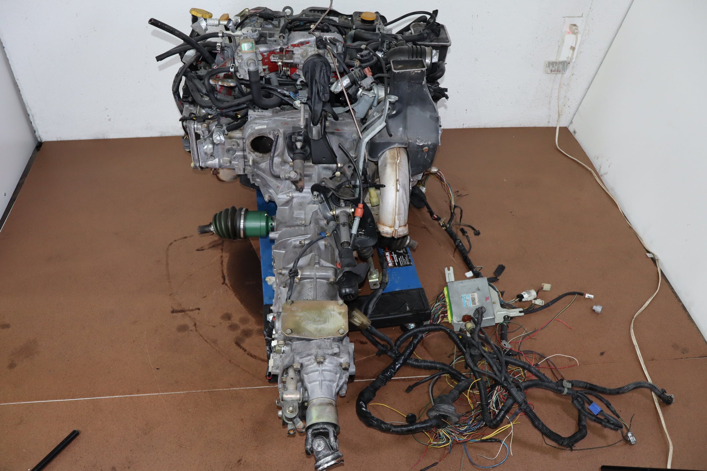 JDM SUBARU IMPREZA WRX STI VER II ENGINE AWD 5 SPEED MANUAL TRANSMISSION EJ20T ( TY752VB4AA )