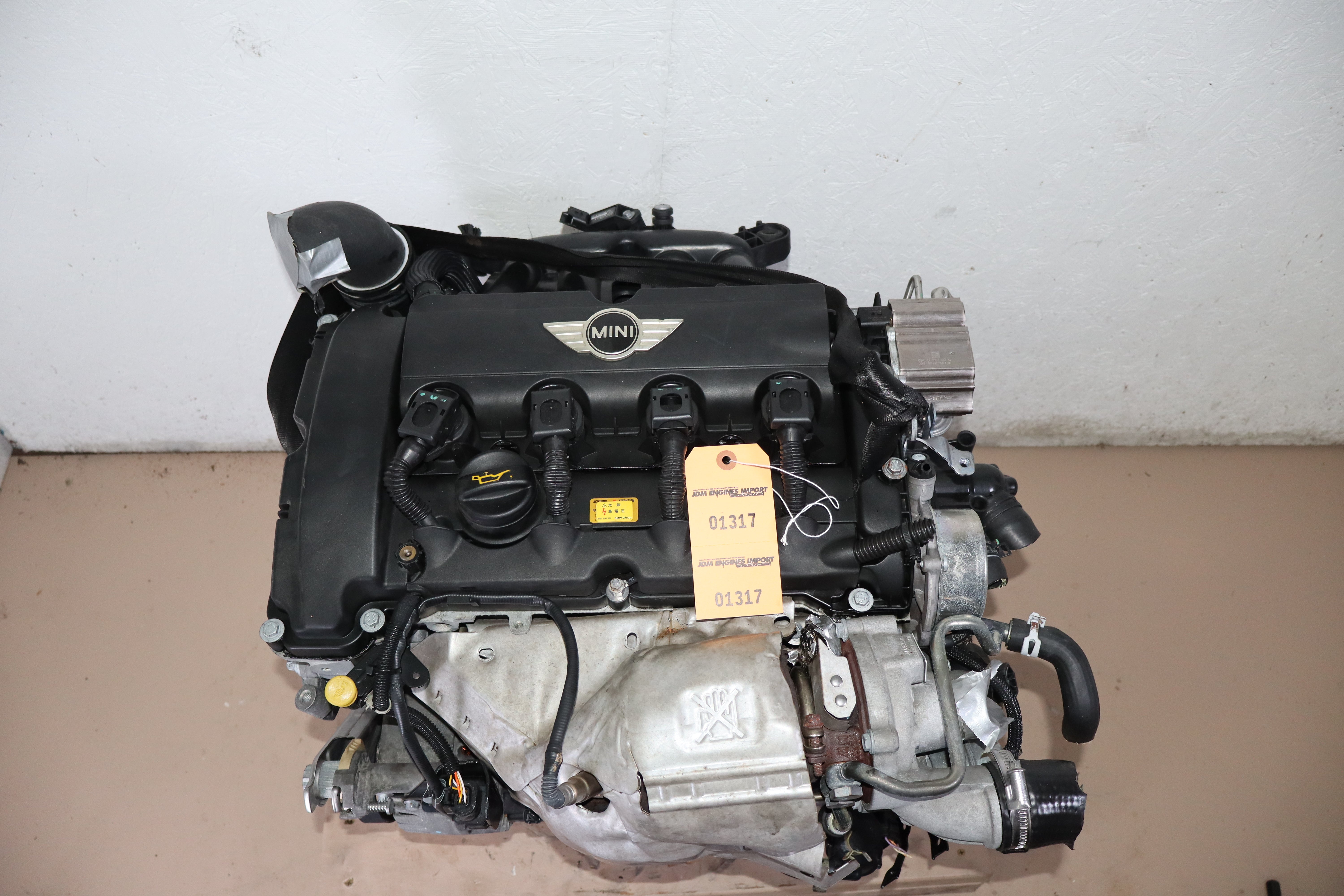 2007 2008 2009 2010 MINI COOPER 1.6L N14B16AB TURBO ENGINE MOTOR TURBOCHARGE