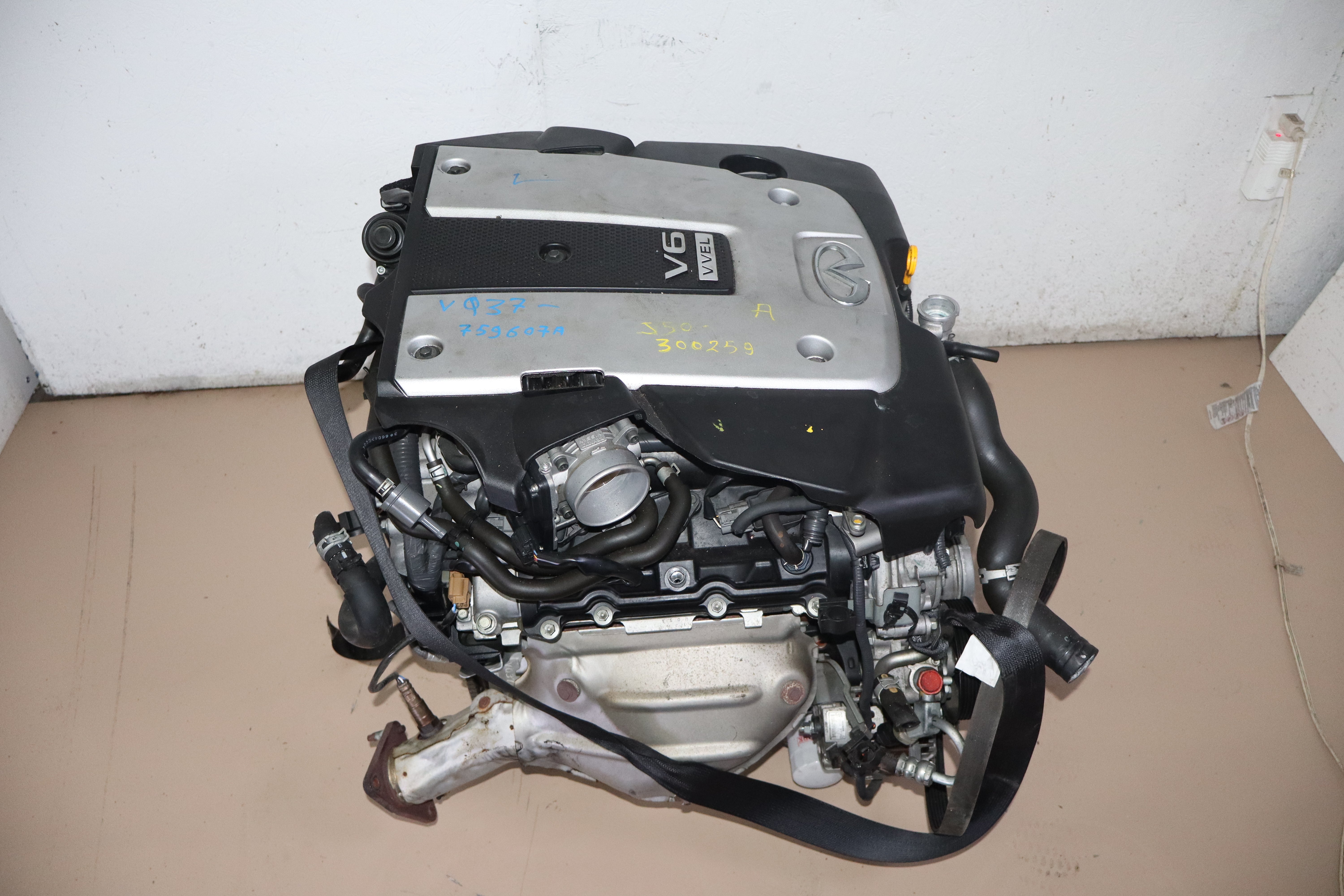 Nissan 370Z Infiniti G37 M37 Engine JDM VQ37HR VQ37 3.7L MOTOR 2009-2010-2011-2012-2013