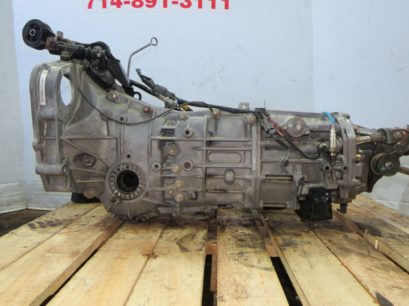 SUBARU IMPREZA WRX TURBO 5 SPEED AWD TRANSMISSION & REAR DIFF JDM EJ25 FINAL DRIVE 4.111 (2008-2009-2010-2011-2012-2013-2014)