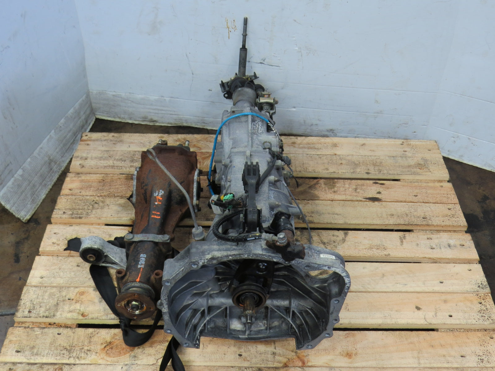 SUBARU IMPREZA WRX TURBO 5 SPEED AWD TRANSMISSION & REAR DIFF JDM EJ25 FINAL DRIVE 4.111 (2008-2009-2010-2011-2012-2013-2014)