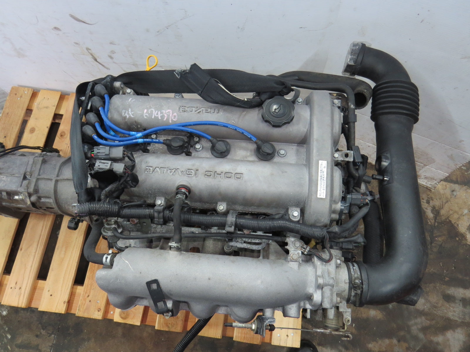 MAZDA MIATA 1.6L B6 ENGINE 5 SPEED TRANSMISSION JDM MOTOR B6-ZE 1990-1993