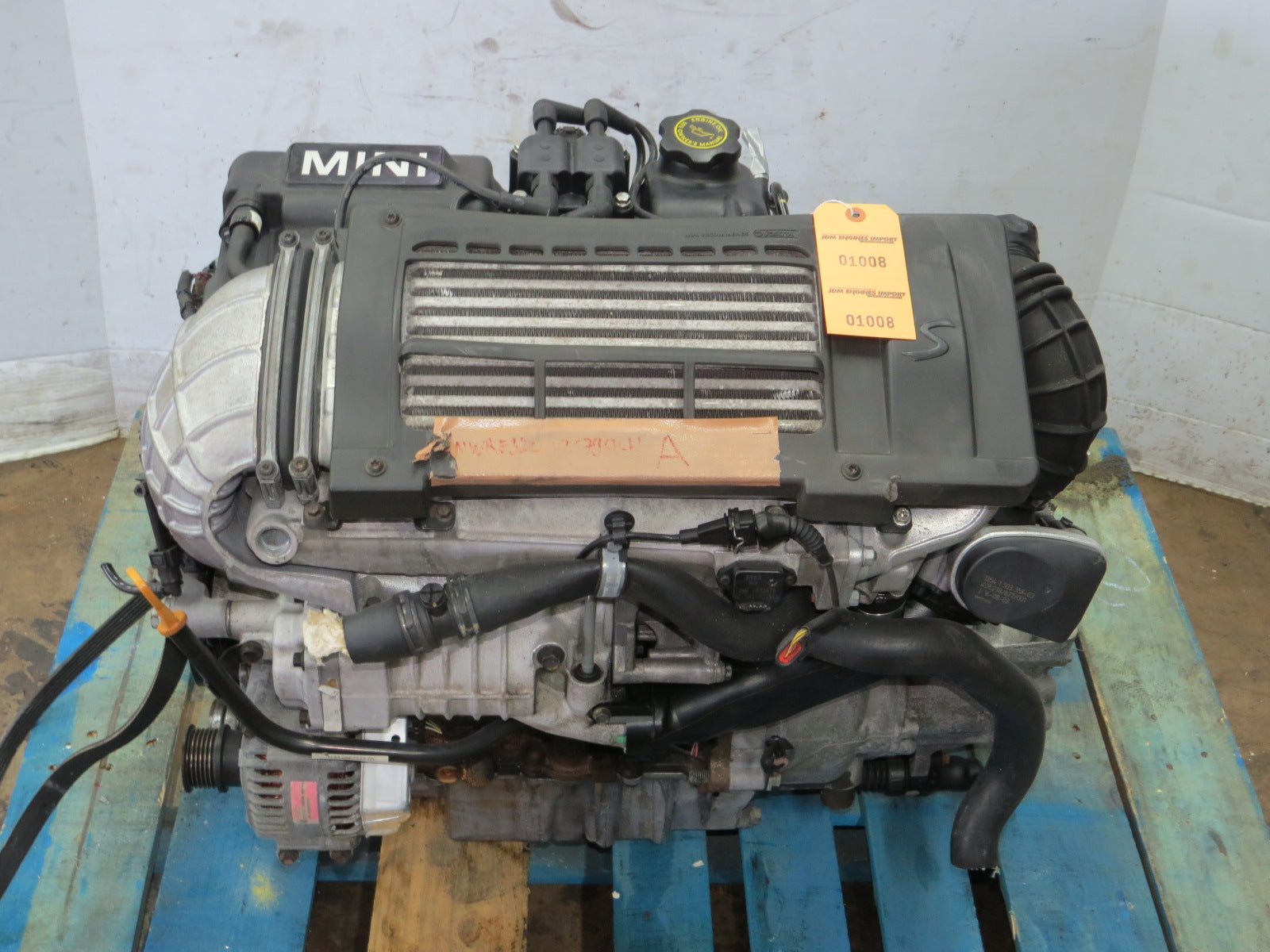 2002-2006 MINI COOPER-S SUPERCHARGED ENGINE W11B16D MOTOR MANUAL TRANSMISSION