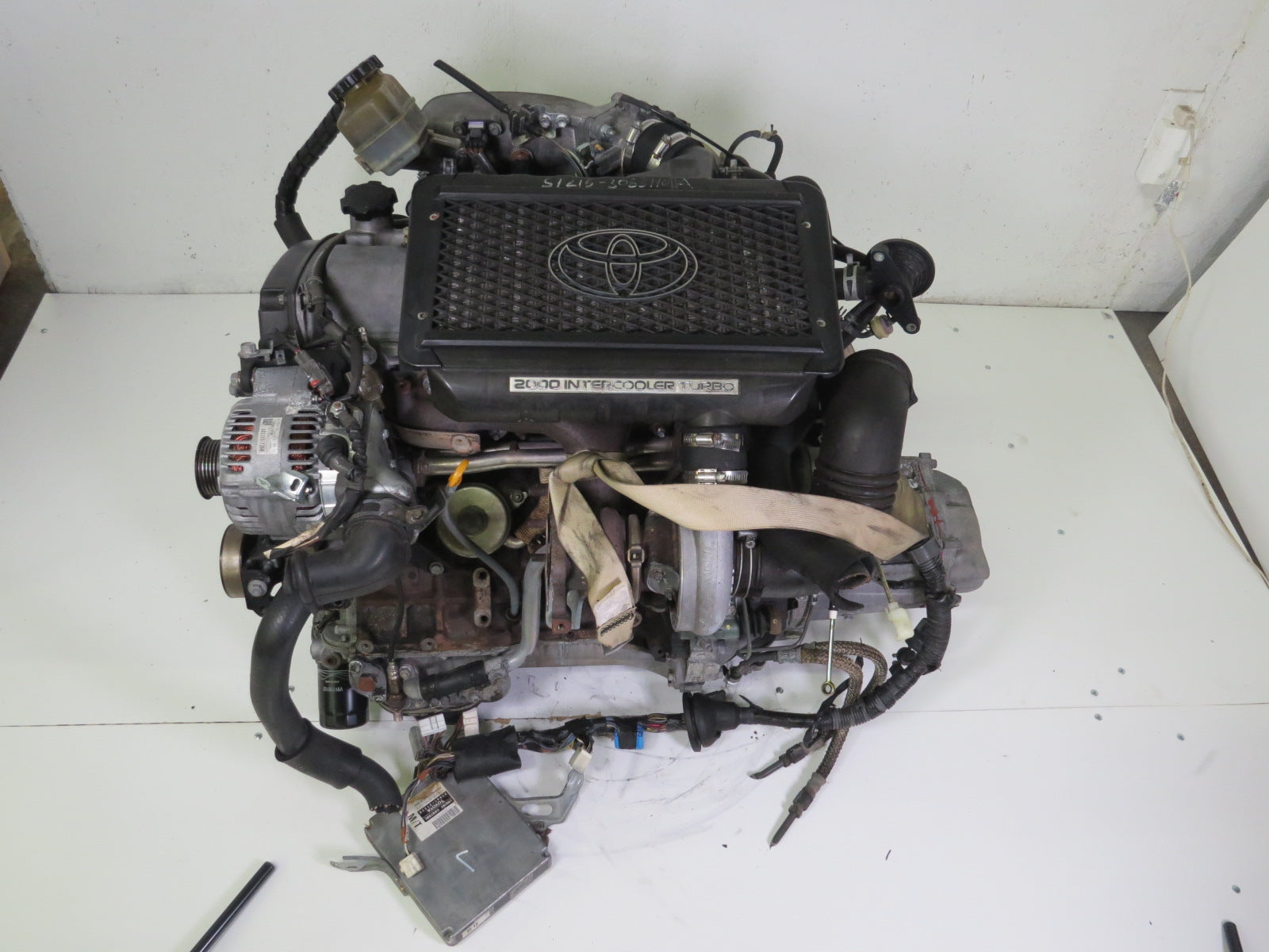 TOYOTA CALDINA ST215 ENGINE 5 SPEED MANUAL TRANSMISSION 2.0L JDM 3SGTE MOTOR ECU