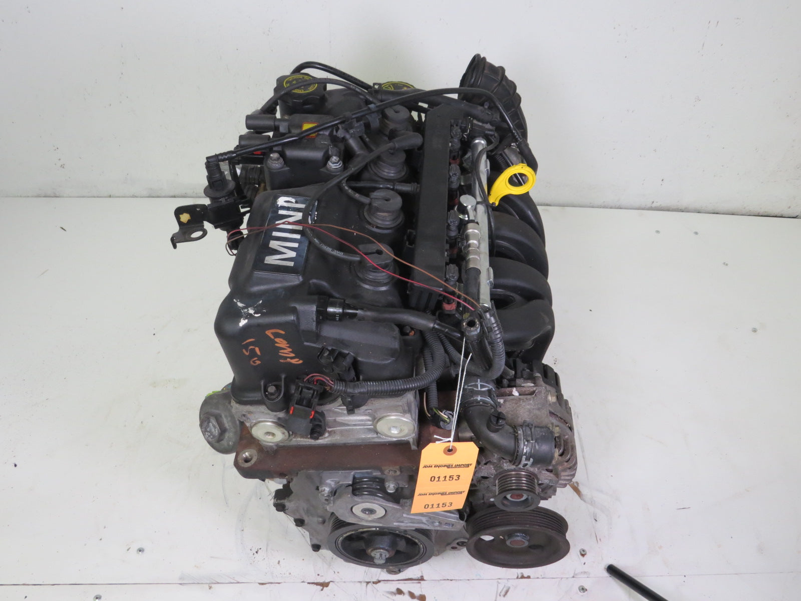 02-08 MINI COOPER ENGINE R50 R52 W10B16A 1.6L BASE MOTOR 50K NON SUPERCHARGED